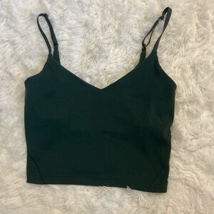 Lululemon Green Cropped Align Cami